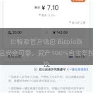 比特派官方钱包 Bitpie钱包安全可靠，资产100%自主掌控