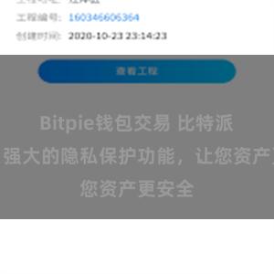 Bitpie钱包交易 比特派钱包：强大的隐私保护功能，让您资产更安全