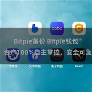 Bitpie备份 Bitpie钱包：资产100%自主掌控，安全可靠。