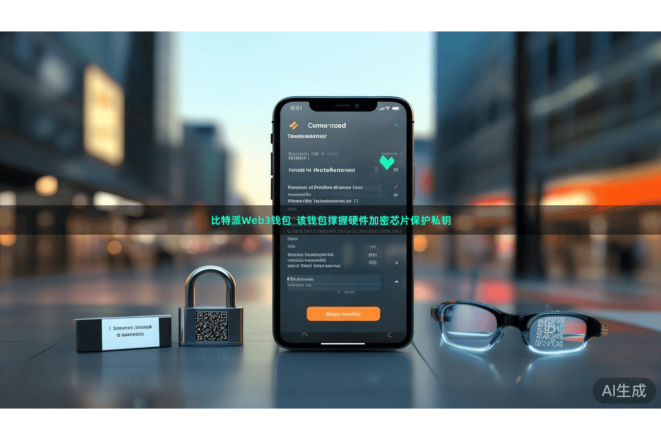 比特派Web3钱包  该钱包撑握硬件加密芯片保护私钥